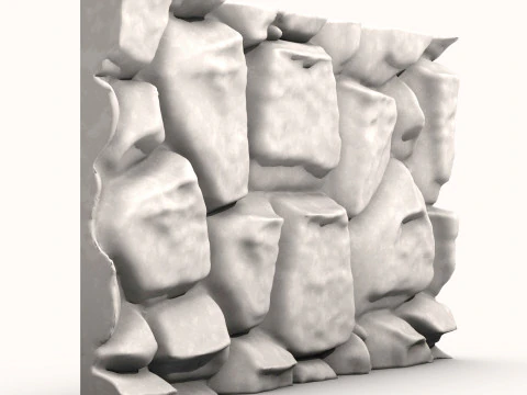 Stone Wall 056 3D Model