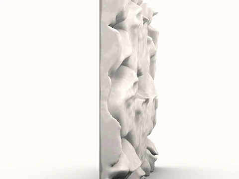 Stone Wall 056 3D Model
