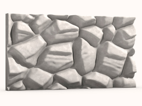 Stone Wall 057 3D Модель