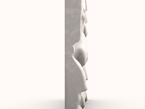 Stone Wall 057 3D-Modell