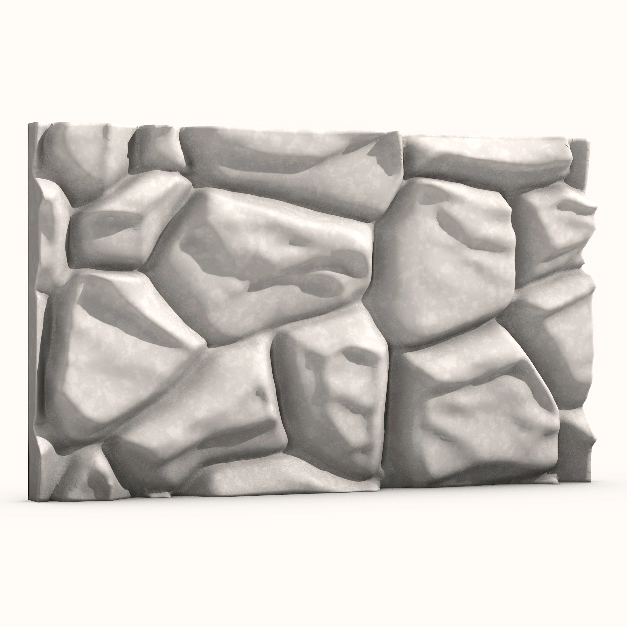 Stone Wall 058 3D Model .c4d .max .obj .3ds .fbx .stl .blend 