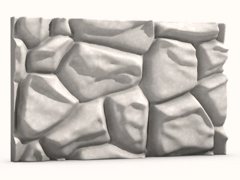 Stone Wall 058 3D Model