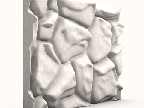 Stone Wall 058 3D Model