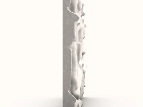 Stone Wall 058 3D Model