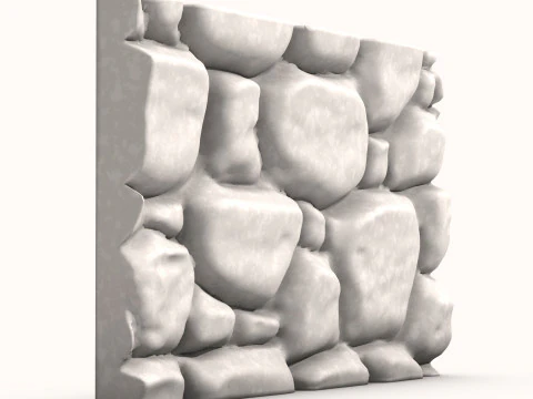 Stone Wall 059 3D Model