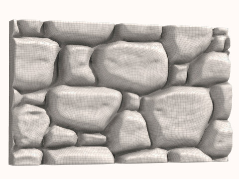 Stone Wall 059 3D मॉडल