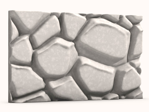 Stone Wall 060 3Dモデル