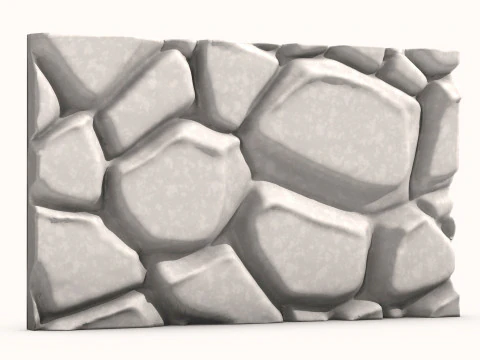 Steinmauer 060 3D Modell