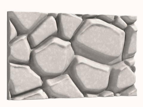 Stone Wall 060 Modèle 3D