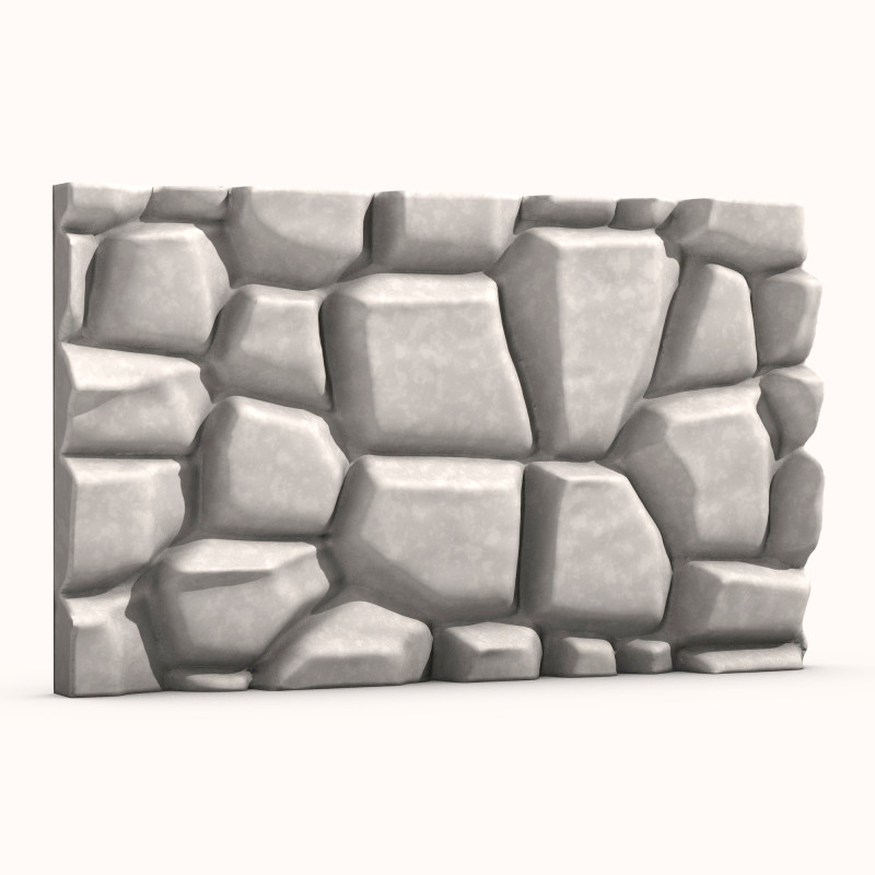 Stone Wall 061 3D 모델 .c4d .max .obj .3ds .fbx .stl .blend 