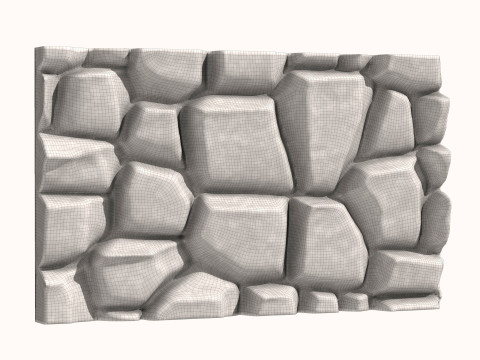 Stone Wall 061 3D 모델