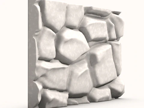 Stone Wall 062 3D Model