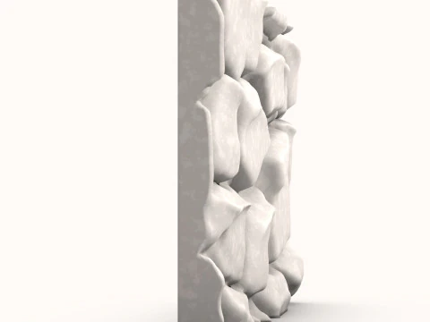 Stone Wall 062 3D Model