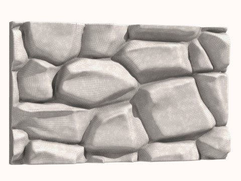 Stone Wall 062 Modello 3D