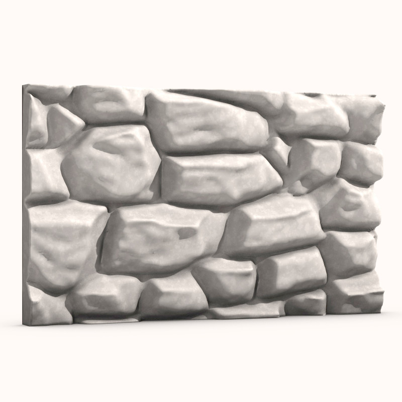 Stone Wall 063 3D 모델 .c4d .max .obj .3ds .fbx .stl .blend 