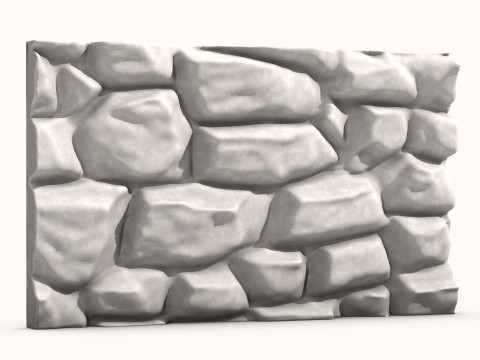 Stone Wall 063 Modèle 3D