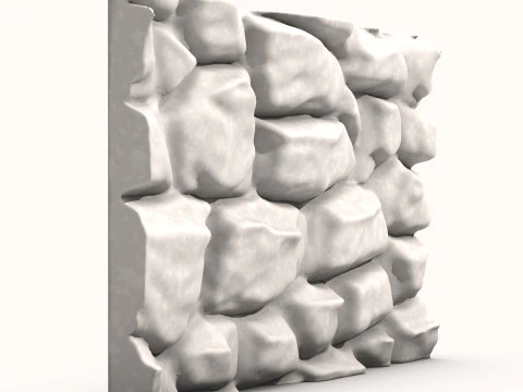 Stone Wall 063 3D Model