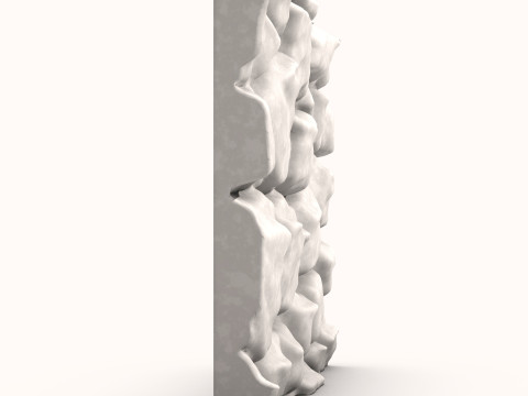 Stone Wall 063 3D 모델