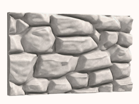 Stone Wall 063 3D 모델
