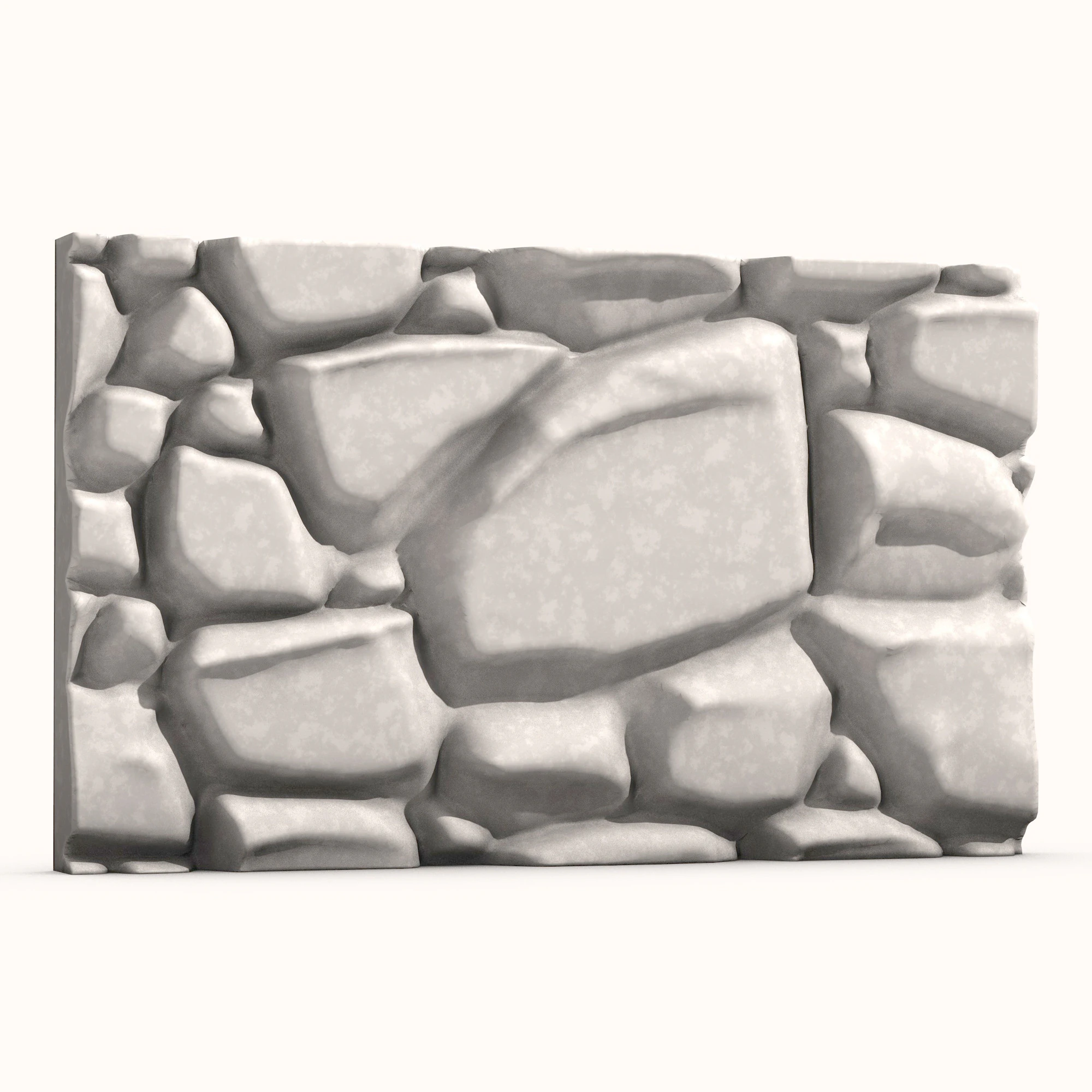 Stone Wall 064 3D Model .c4d .max .obj .3ds .fbx .stl .blend 