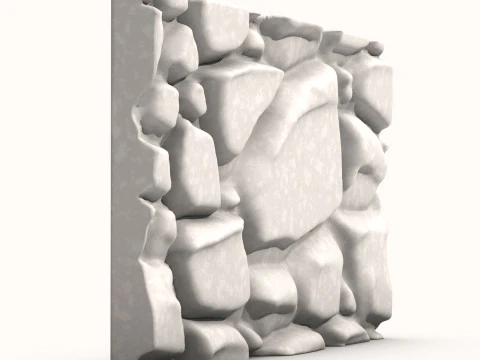 Stone Wall 064 3D Model