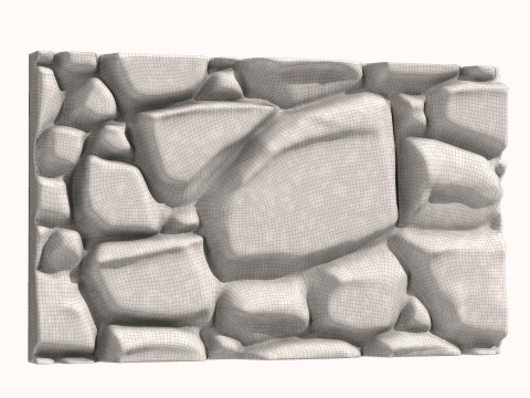 Stone Wall 064 3Dモデル