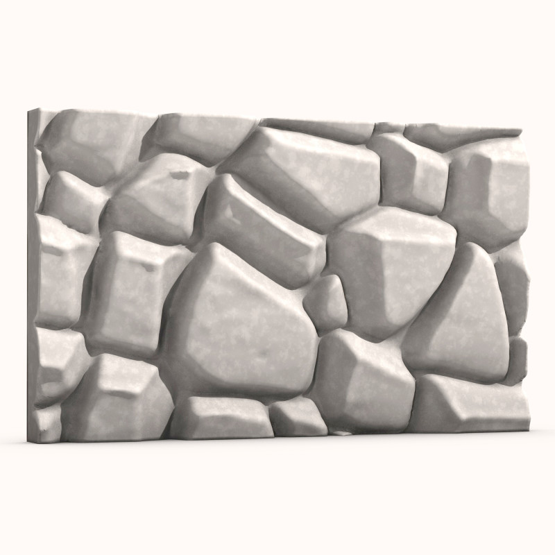 Stone Wall 065 3D Модель .c4d .max .obj .3ds .fbx .stl .blend 