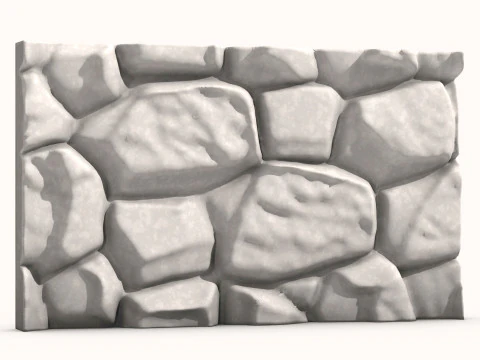 Stone Wall 066 3D Model