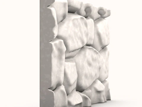 Stone Wall 066 3D Model