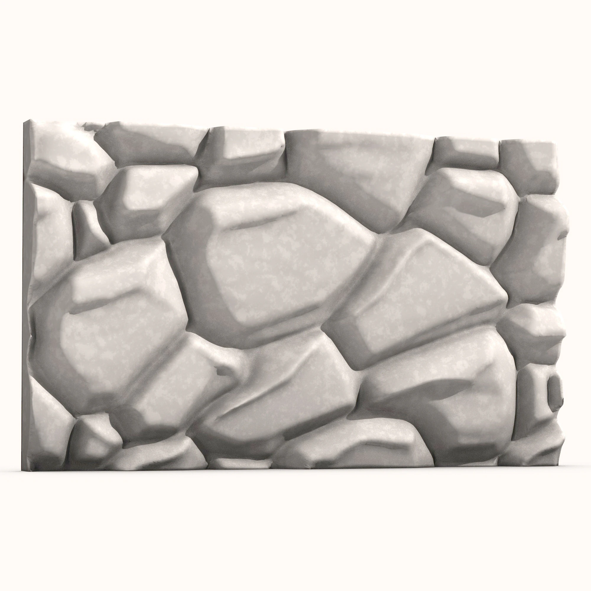 Stone Wall 067 3D Model .c4d .max .obj .3ds .fbx .stl .blend 