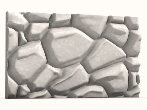 Stone Wall 067 3D Model