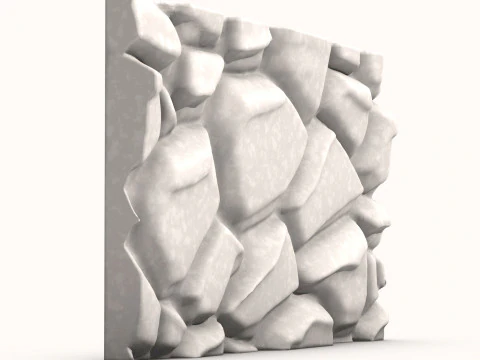 Stone Wall 067 3D Model