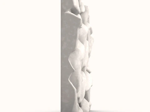 Stone Wall 067 3D Model