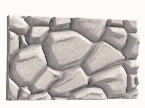 Stone Wall 067 3D-Modell