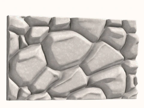 Stone Wall 067 3D Model