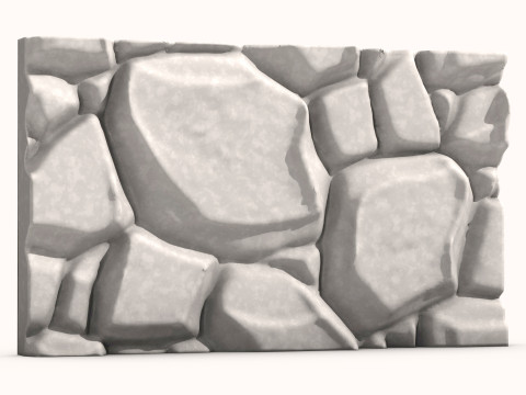 Stone Wall 068 3D 모델