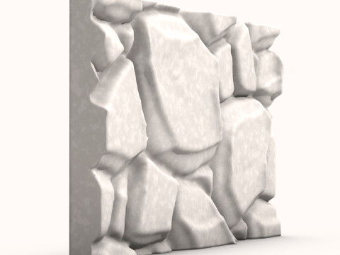 Stone Wall 068 3D Model