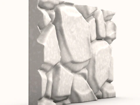 Stone Wall 068 3D Model
