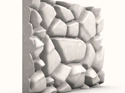 Stone Wall 069 3D Model