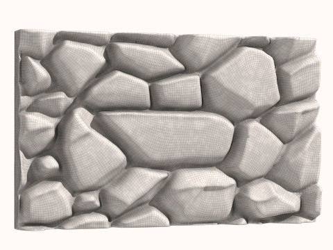 Stone Wall 069 3D मॉडल