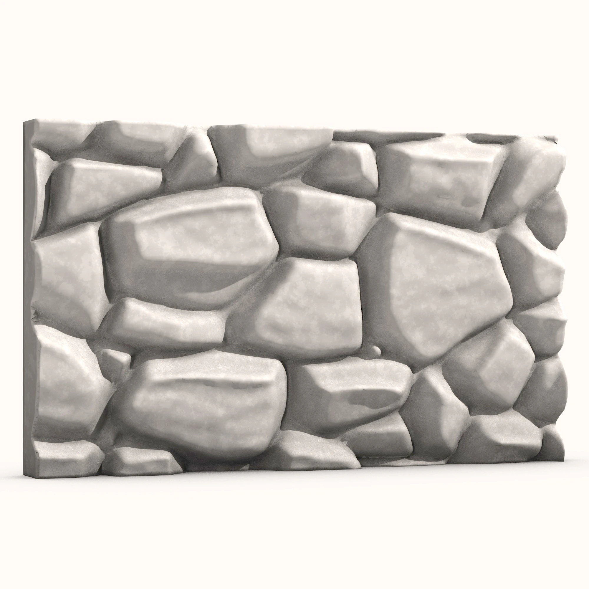 Кам'яна стіна 070 3D Модель .c4d .max .obj .3ds .fbx .stl .blend 