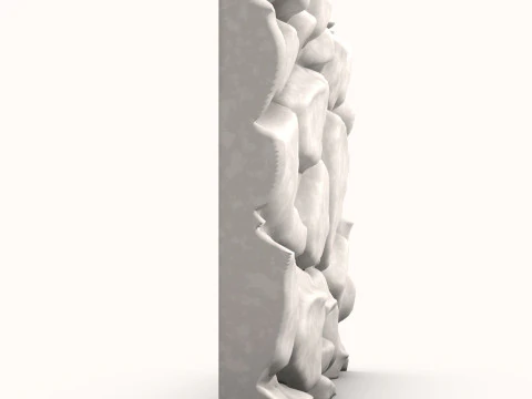 Кам'яна стіна 070 3D Модель