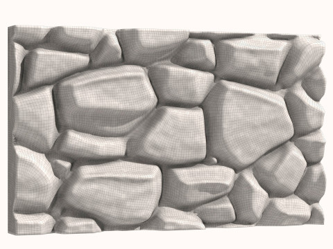 Stone Wall 070 Modelo 3D