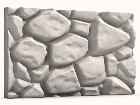 Stone Wall 071 3D Модель