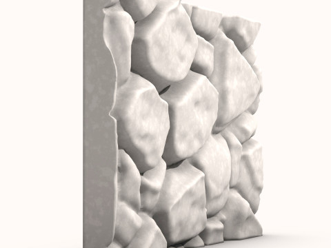 Stone Wall 071 3D Model
