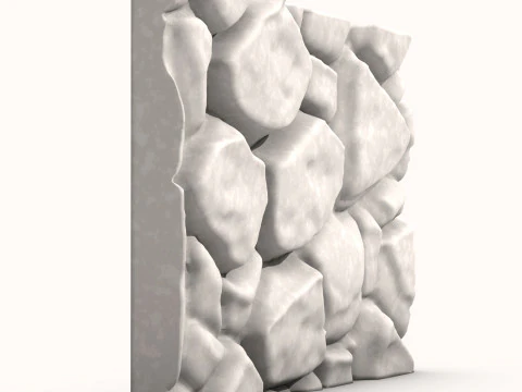 Stone Wall 071 3D Model