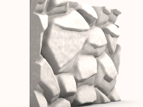 Stone Wall 072 Model 3D
