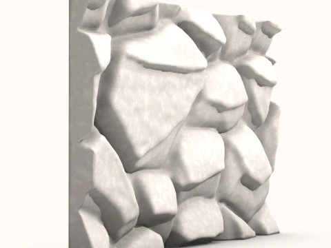 Stone Wall 072 3D Model
