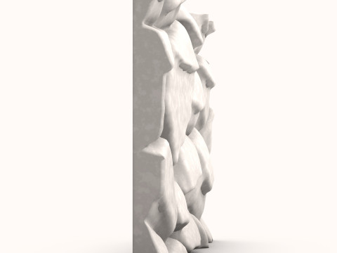 Stone Wall 072 Model 3D