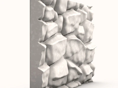 돌담 073 3D 모델